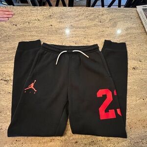 Jordan Youth Black 23 Joggers Pants Size Large (12-13 Year Old)